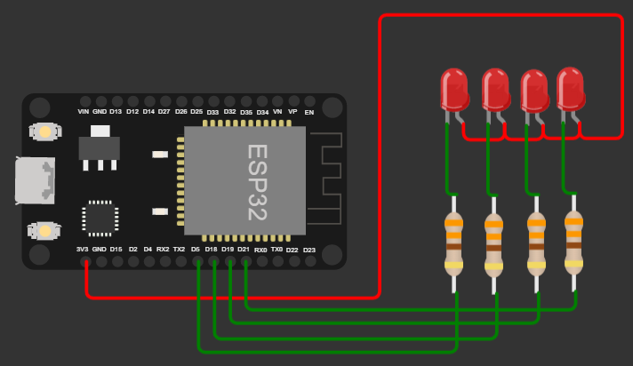 Circuit LED pattern C