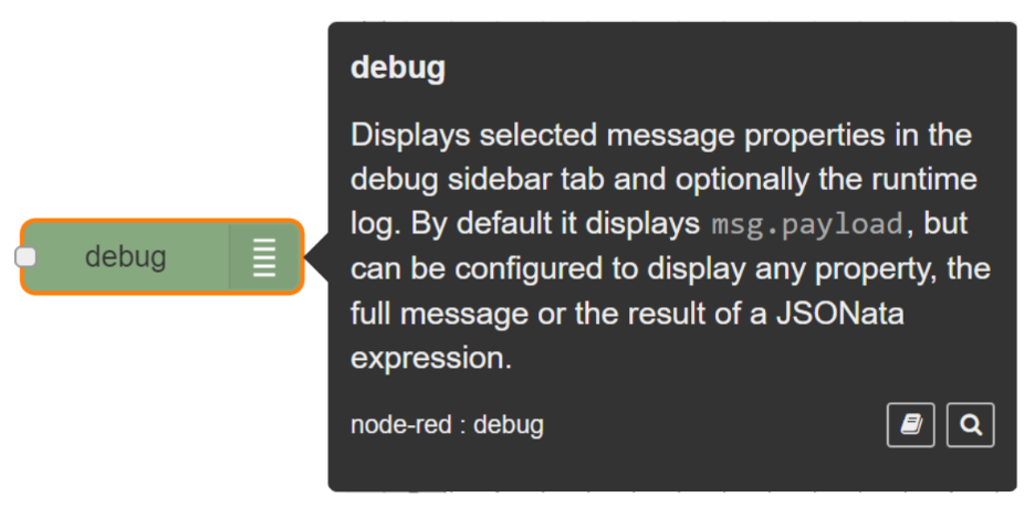 debug node